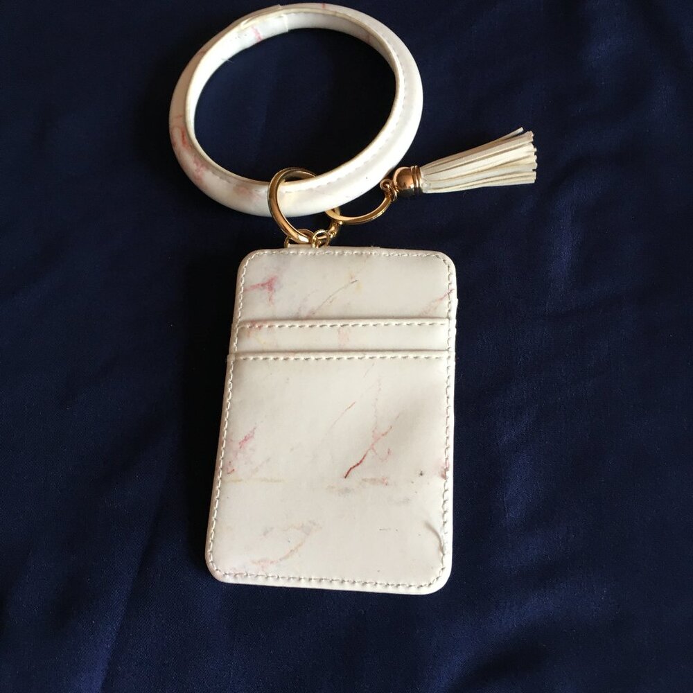 Keychain Bangle Wristlet ID/Card holder